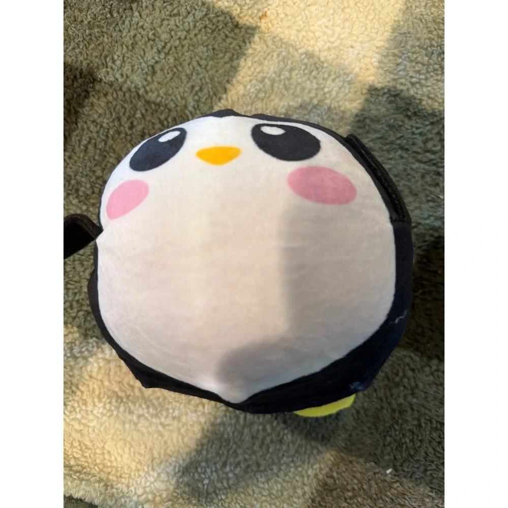 Nanco Eggamals Revers-A-Beez Green‎ Frog Penguin Reversible Plush Toy 2-in-1